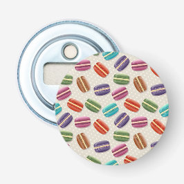Abrebotellas Patrón de macarones de color lindo con puntos de p