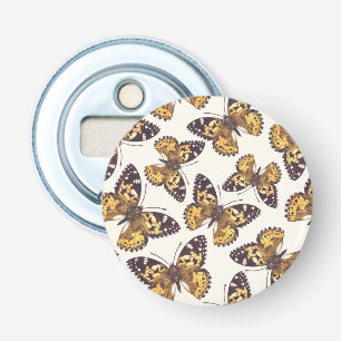 Abrebotellas Patrón de mariposa de dama pintada
