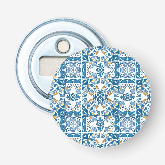 Abrebotellas Patrón de mosaico portugués (Anverso)