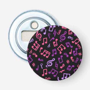 Abrebotellas Patrón de notas musicales
