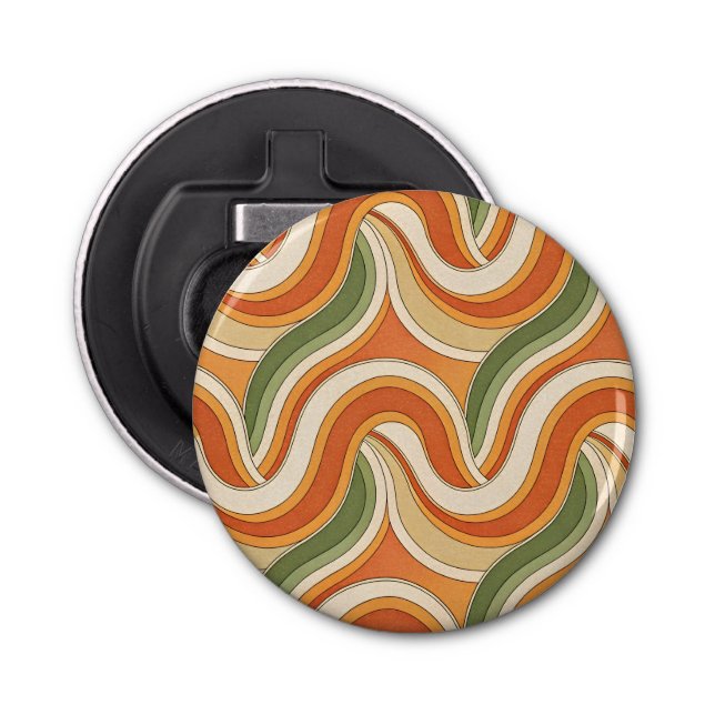 Abrebotellas Patrón de ondas mágicas (Anverso)