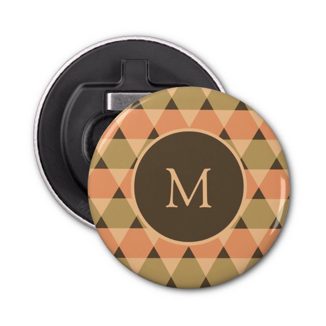 Abrebotellas Patrón de triángulos (Anverso)