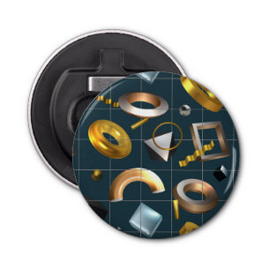 Abrebotellas Patrón geométrico 3D