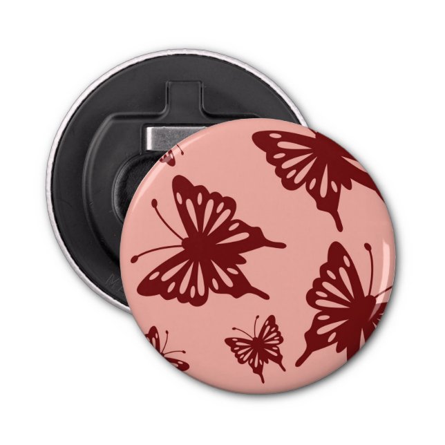 Abrebotellas patrón mariposa 2 (Anverso)