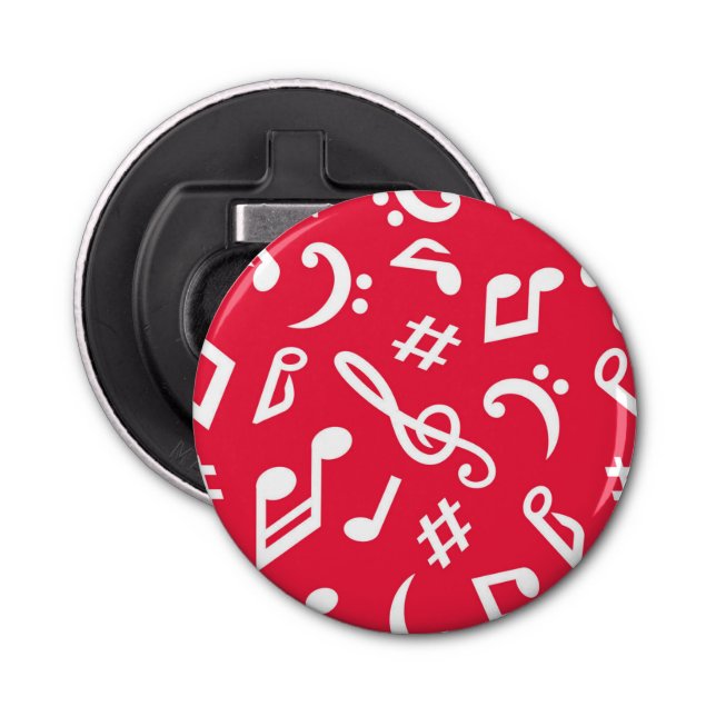 Abrebotellas Patrón musical (Anverso)