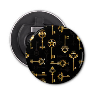 Abrebotellas Patrón sin inconvenientes con las teclas de oro