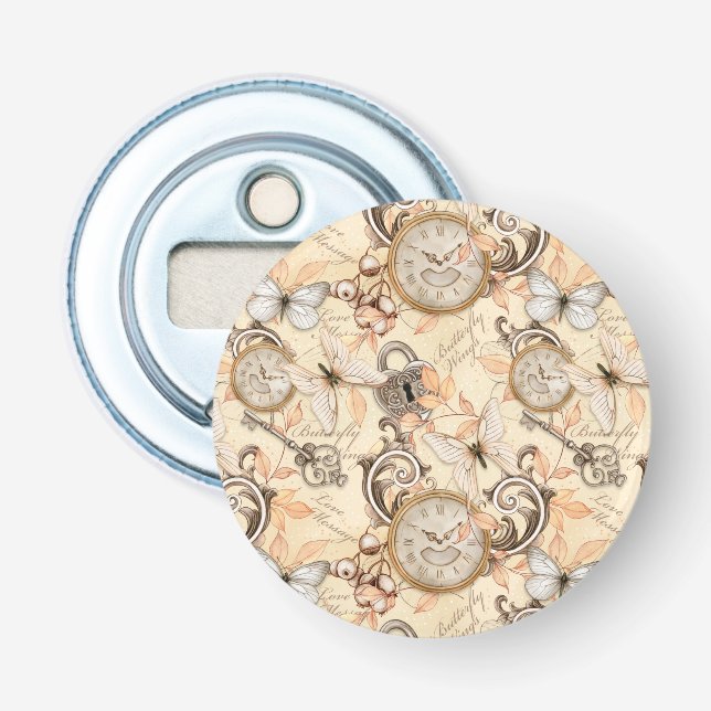 Abrebotellas Patrón victoriano vintage Shabby Chic Country (Anverso)