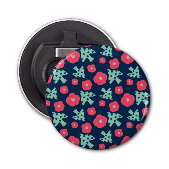 Abrebotellas Pattern_7_camellia y bird_1 (Anverso)