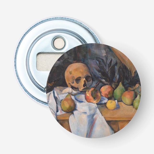 Abrebotellas Paul Cezanne - Bodegón con calavera (Anverso)