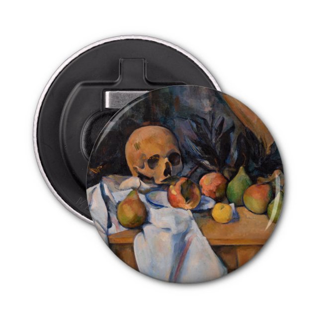 Abrebotellas Paul Cezanne - Todavía la vida con Skull (Anverso)