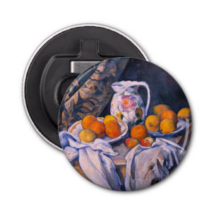 Abrebotellas Paul Cezanne - Todavía la vida con una cortina