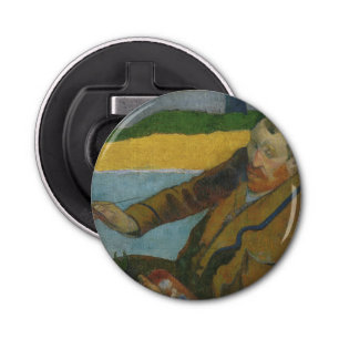 Abrebotellas Paul Gauguin Vincent van Gogh pintando girasoles