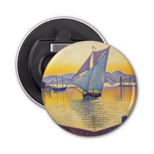 Abrebotellas Paul Signac - El puerto al atardecer, Opus 236