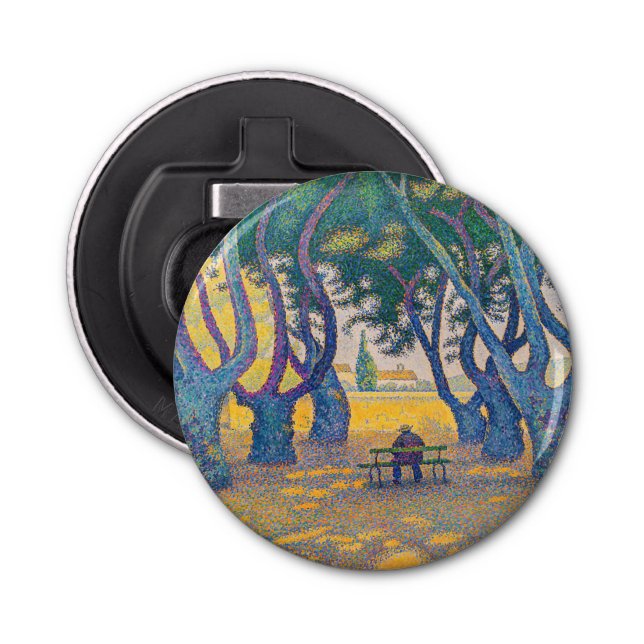 Abrebotellas Paul Signac - Place des Lices, Saint-Tropez (Anverso)