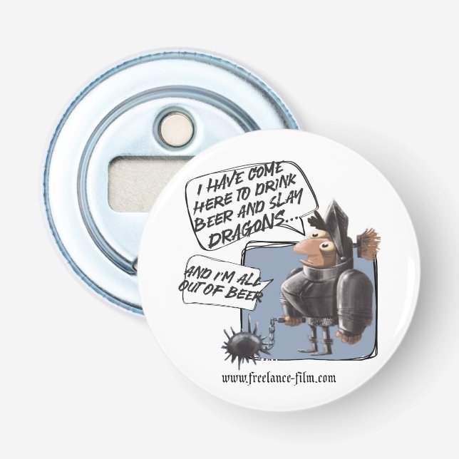 Abrebotellas Película independiente - Imán de apertura de frasc (Anverso)