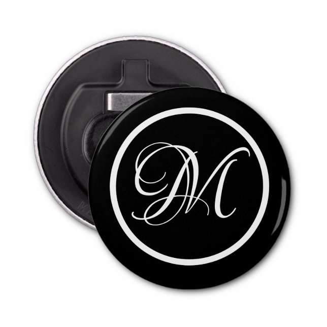 Abrebotellas Pelota de golf Monogramada Personal (Anverso)