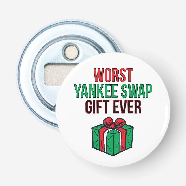 Abrebotellas Peor regalo de Yankee Swap jamás (Anverso)