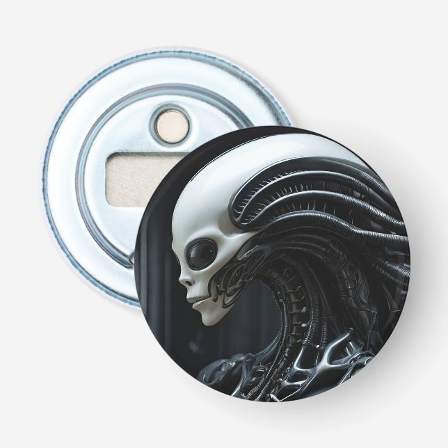 Abrebotellas Perfil de Alien Reptillian (Anverso)