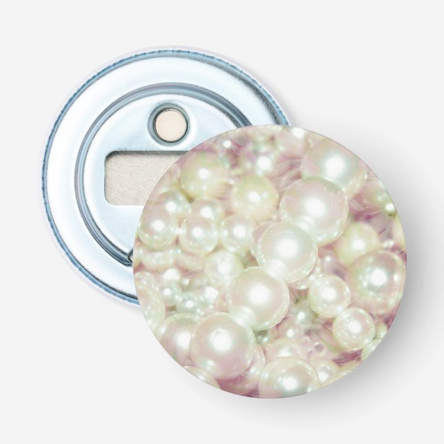 Abrebotellas Perlas Y Daisy Rosa (Anverso)