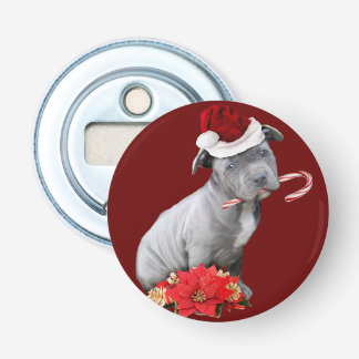 Abrebotellas Perrito de Pitbull del navidad