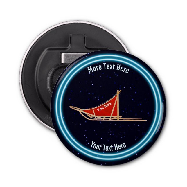 Abrebotellas Perro arrojado sobre estrellas (Anverso)