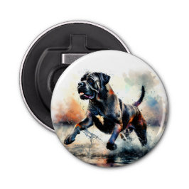 Abrebotellas Perro canso Corso de color agua potente