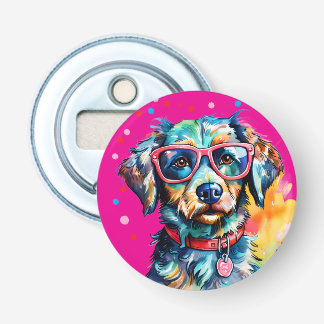 Abrebotellas Perro con gafas