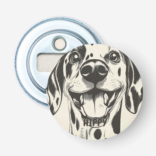 Abrebotellas Perro dálmata personalizado (Anverso)