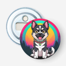 Perro de dibujos animados juguetón