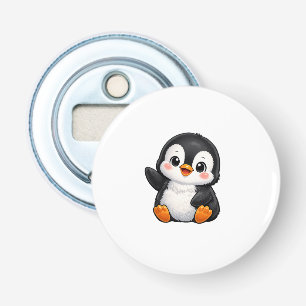 Abrebotellas Personaje de dibujos animados de pingüino bebé lin
