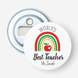 Abrebotellas Personalised World's Best Teacher Bottle Opener