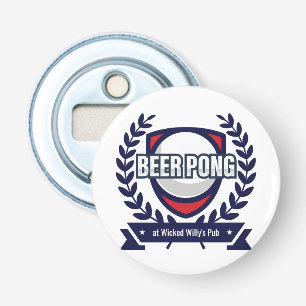 Abrebotellas Personaliza este logotipo de Beer Pong
