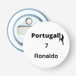 Abrebotellas Personalizable de jugador de fútbol de Portugal