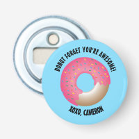 personalizable Donut Botella Abierta "Dulce Record