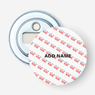 ABREBOTELLAS PERSONALIZABLE MODERNO ESTILO BLANCO VERIFICADO MA