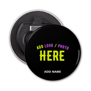 ABREBOTELLAS PERSONALIZABLE MODERNO ESTILO NEGRO VERIFICADO MAR