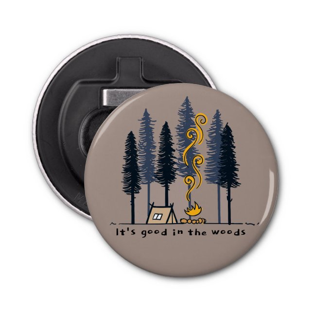 Abrebotellas Personalizado Camping (Anverso)