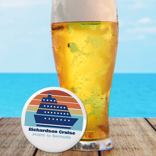 Abrebotellas Personalizado Cruise Ship Family Trip Sunset Keeps (Subido por el creador)