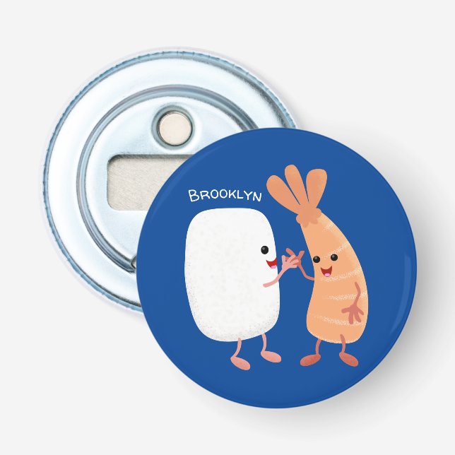 Abrebotellas Personalizado de amigos de la pradera de arroz dul (Anverso)