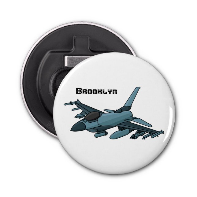 Abrebotellas Personalizado de avión de combate militar (Anverso)