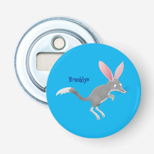 Abrebotellas Personalizado de bilby australiano feliz