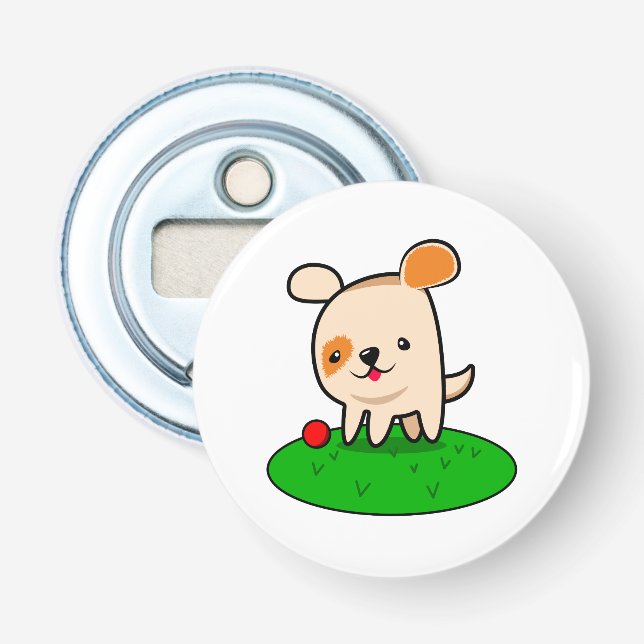 Abrebotellas Personalizado de cachorros (Anverso)