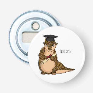Abrebotellas Personalizado de graduación de pangolin lindo