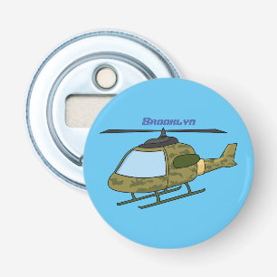 Abrebotellas Personalizado de helicópteros de camoflage del ejé