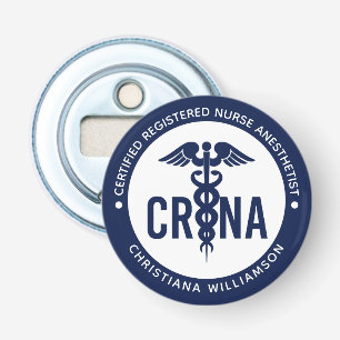 Abrebotellas Personalizado de la CRNA Certificado de enfermero