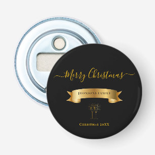 Abrebotellas personalizado de Navidad elegante