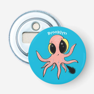 Abrebotellas Personalizado de pulpo para bebés, dulce y descara