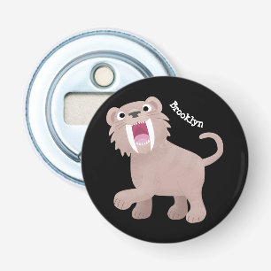 Abrebotellas Personalizado de Smilodon del tigre dientes de Cut