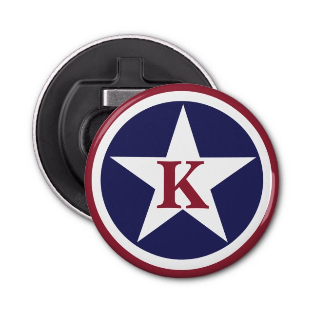 Abrebotellas personalizado del monograma (Anverso)