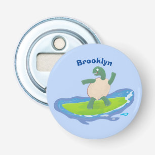 Abrebotellas Personalizado divertida de la ola de tortugas